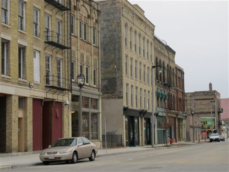 This photo taken March 1, 2012, shows the Walker's Point neighborhood in Milwaukee, where a marketing company is organizing a walking tour of bars where serial killer Jeffrey Dahmer hunted his victims. But some in the community think it's too soon for such a tour and are calling it insensitive. 
